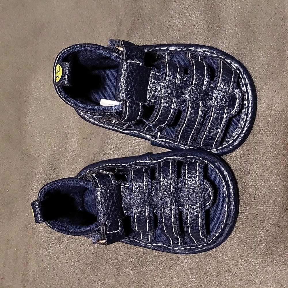 Baby Sandals, First Steps, sz 2, Blue